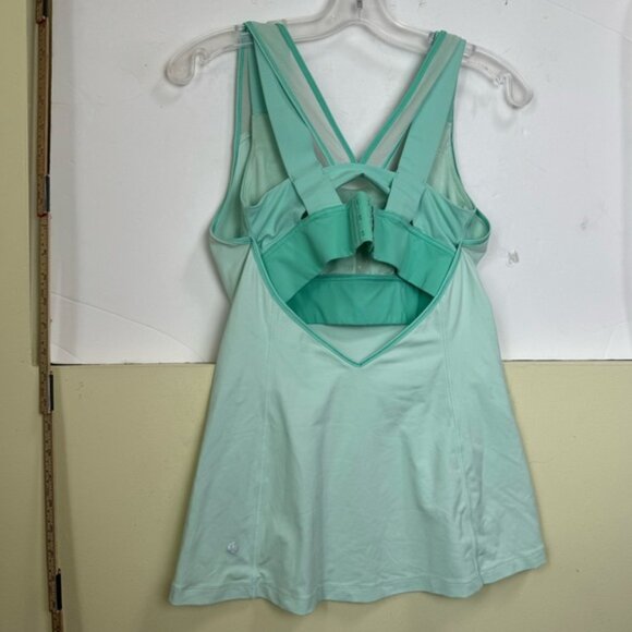 Lululemon Super Sport Tank Bra Stretch Top Medium Support Wide Straps Layered 6 - Picture 3 of 16